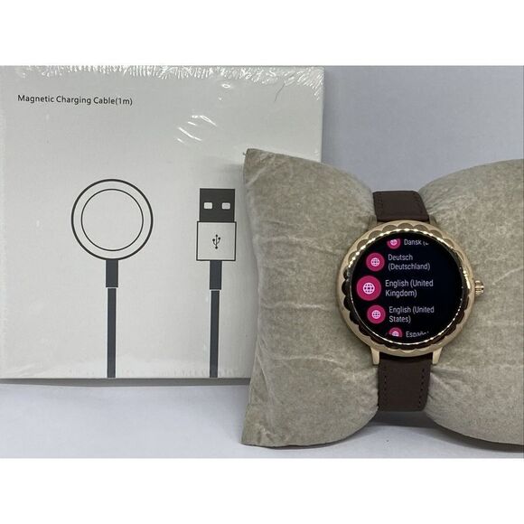 Kate Spade Gen 3 KST2005 Women's Brown Leather Digital Dial Smart Watch CO480
